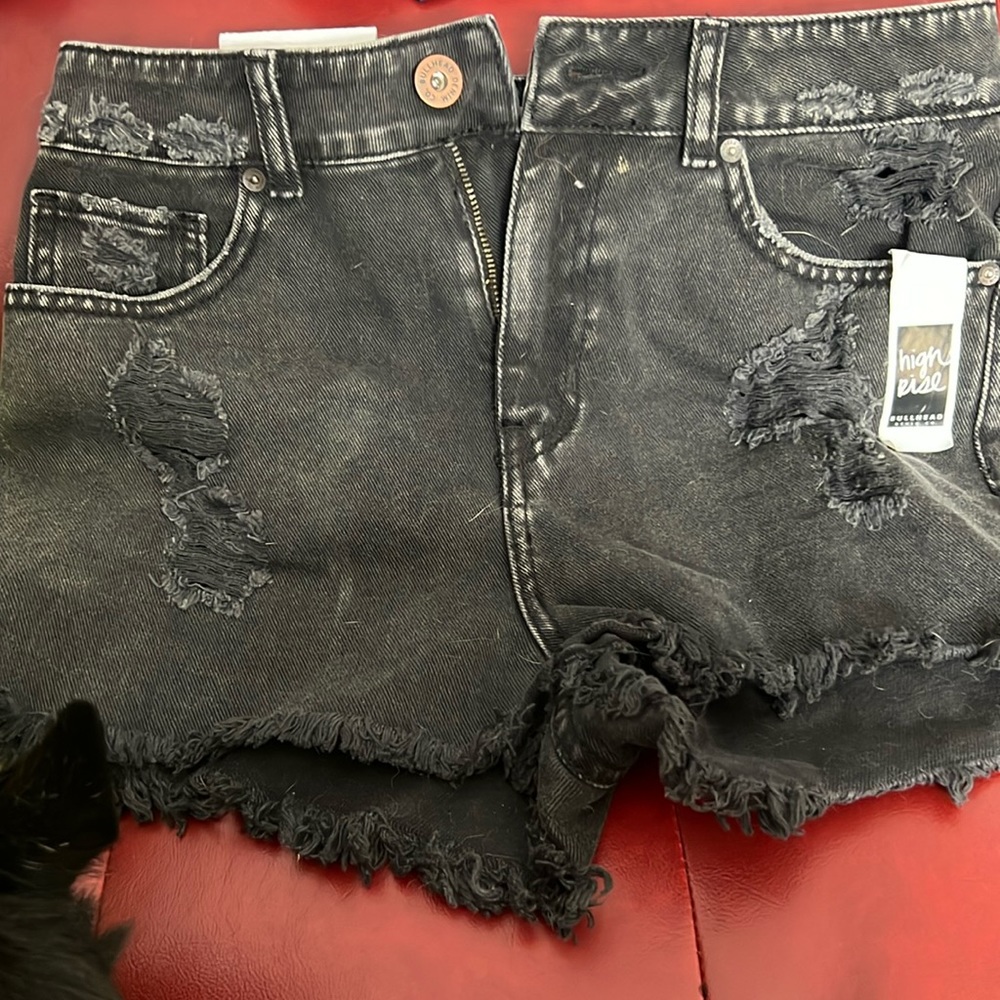 Denim shorts
